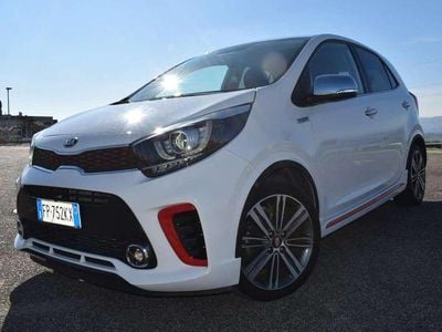 Usata Kia Picanto GT-Line 101 CV (74 kW) 2018 Bianco Utilitaria