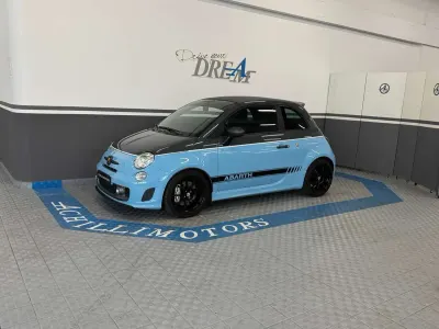 Usata Abarth 595 Competizione 179 CV (131 kW) 2016 Grigio pista azzurro leggenda Utilitaria
