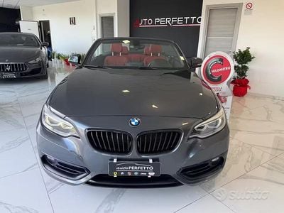 Usata BMW 220 Luxury Line 190 CV (139 kW) 2016 Grigio Cabrio