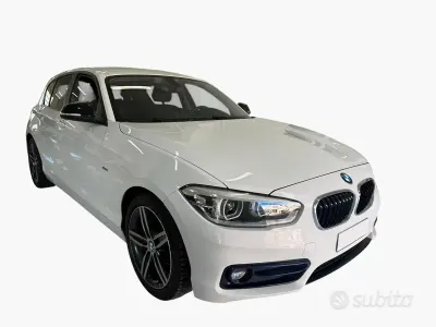 Usata BMW 116 Efficient Dynamics 116 CV (85 kW) 2017 Bianco Utilitaria