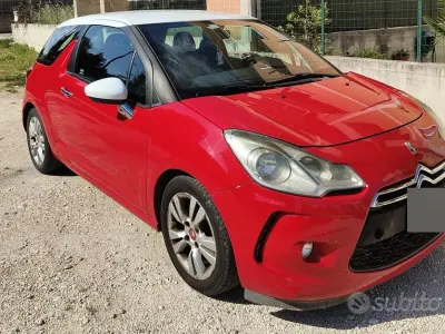 Usata Citroën DS3 95 CV (69 kW) 2010 Rosso Utilitaria