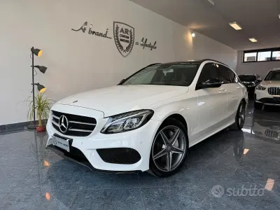 Usado Mercedes C250 Premium 204 CV (150 kW) 2017 Blanco Familiar