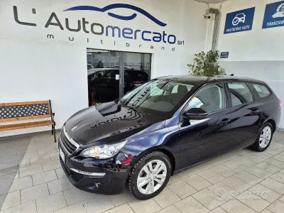 Usata Peugeot 308 Business-Line 120 CV (88 kW) 2017 Blu Station wagon