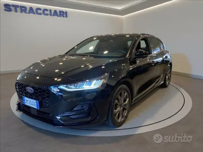 Usata Ford Focus ST-Line 125 CV (91 kW) 2023 Nero metallizzato Berlina