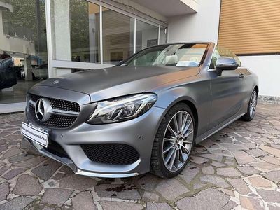 Usata Mercedes C250 Premium Plus 204 CV (150 kW) 2017 Grigio Cabrio