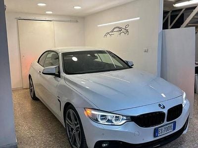 Usata BMW 420 Efficient Dynamics 184 CV (135 kW) 2014 Bianco Cabrio