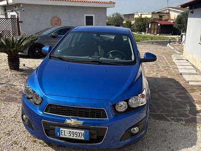 Usata Chevrolet Aveo LT 86 CV (63 kW) 2012 Blu Berlina
