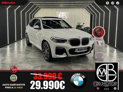Usata BMW X3 Luxury Line 265 CV (194 kW) 2019 Bianco SUV