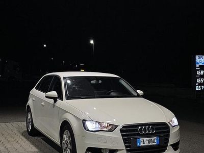 Usata Audi A3 2015 Bianco Utilitaria