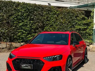 Usata Audi RS4 450 CV (330 kW) 2021 Rosso Station wagon
