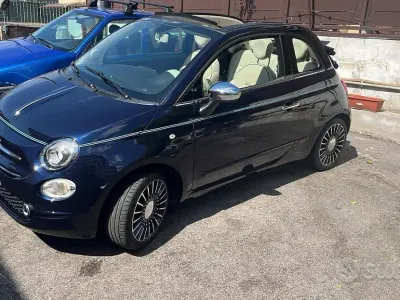 Usata Fiat 500C Riva 69 CV (50 kW) 2016 Blu Cabrio