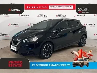 Usata Nissan Micra Acenta 92 CV (67 kW) 2022 Nero Utilitaria