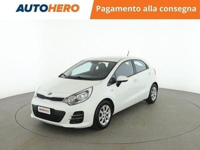 Usata Kia Rio Active 85 CV (62 kW) 2015 Bianco Berlina