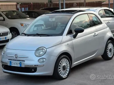 Usata Fiat 500 Lounge 95 CV (69 kW) 2010 Grigio Berlina