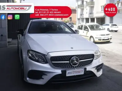 Usata Mercedes E220 Premium Plus 194 CV (142 kW) 2020 Argento Coupé