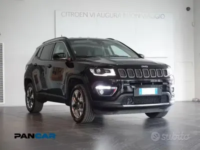 Usata Jeep Compass Limited 140 CV (102 kW) 2017 Nero cinema SUV