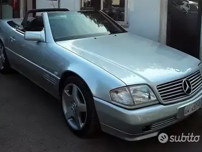 Usata Mercedes SL320 231 CV (169 kW) 1993 Grigio Cabrio