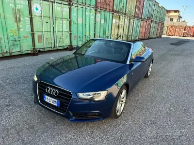 Usata Audi A5 Cabriolet Ambiente 170 CV (125 kW) 2014 Bluazzurro Cabrio