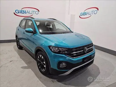 Usata VW T-Cross 95 CV (69 kW) 2023 Verde SUV