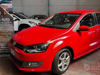 Usata VW Polo Highline 90 CV (66 kW) 2012 Rosso Utilitaria