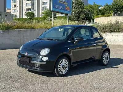 Usado Fiat 500 Lounge 69 CV (50 kW) 2011 Negro Utilitario