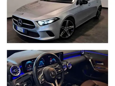 Usata Mercedes A180 116 CV (85 kW) 2018 Argento Berlina