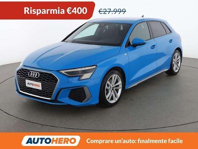 Usata Audi A3 S-Line 150 CV (110 kW) 2022 Blu/azzurro Berlina