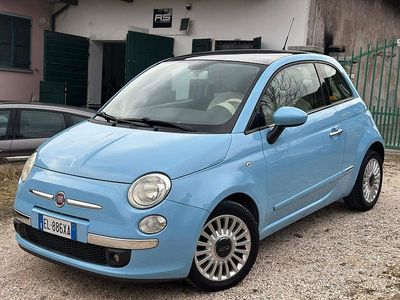 Usata Fiat 500 Lounge 69 CV (50 kW) 2012 Blu Berlina