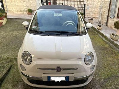 Usata Fiat 500C Lounge 69 CV (50 kW) 2009 Bianco Cabrio