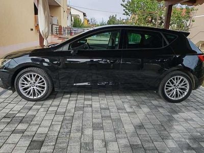 Usata Seat Leon Style 110 CV (80 kW) 2017 Nero Berlina