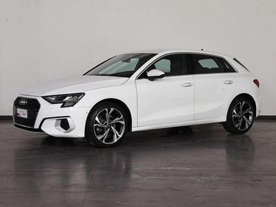 Usata Audi A3 Advanced 131 CV (96 kW) 2021 Bianco ibis Berlina