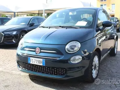 Usata Fiat 500 Lounge 95 CV (69 kW) 2018 Blu Utilitaria