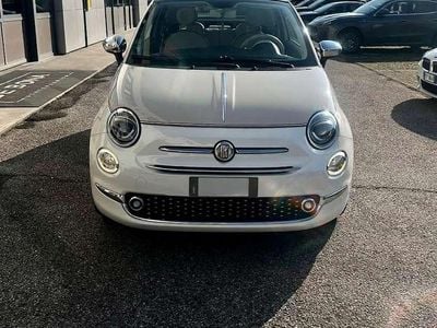 Usata Fiat 500C 69 CV (50 kW) 2018 Bianco Cabrio