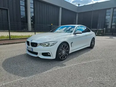 Usata BMW 420 Coupé M Sport 184 CV (135 kW) 2014 Bianco Coupé