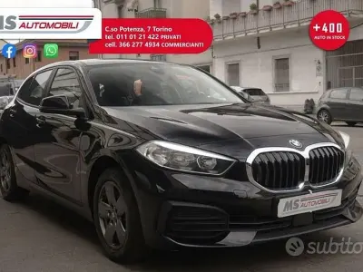 Usata BMW 118 Advantage 150 CV (110 kW) 2020 Nero Utilitaria
