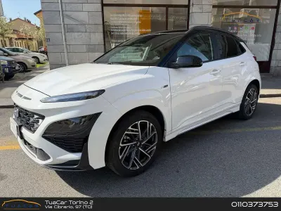Usata Hyundai Kona N Line 120 CV (88 kW) 2022 Bianco SUV