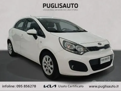 Usata Kia Rio Active 85 CV (62 kW) 2014 Bianco Berlina