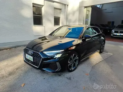 Usata Audi A3 S-Line 116 CV (85 kW) 2022 Nero Berlina