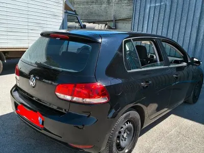 Usata VW Golf VI 80 CV (58 kW) 2011 Nero Utilitaria