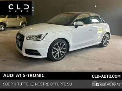 Usata Audi A1 S-Line 90 CV (66 kW) 2018 Bianco Berlina