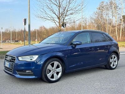 Usata Audi A3 Attraction 110 CV (80 kW) 2016 Blu Berlina