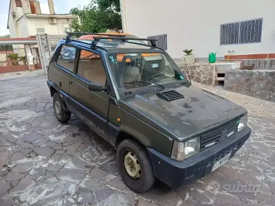 Usata Fiat Panda 4x4 50 CV (36 kW) 1987 Verde Utilitaria