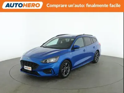 Usata Ford Focus ST-Line 125 CV (91 kW) 2019 Blu Station wagon