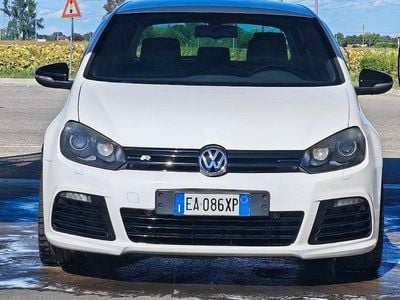 Usata VW Golf VI R 270 CV (198 kW) 2010 Bianco Utilitaria