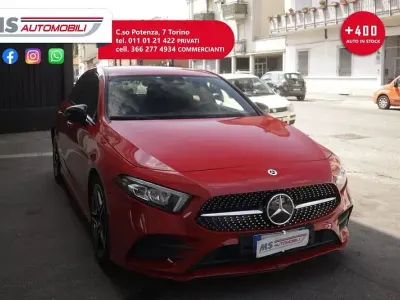 Usata Mercedes A180 Premium 116 CV (85 kW) 2019 Rosso Utilitaria