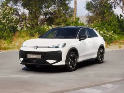 Nuova VW T-Roc R-line 150 CV (110 kW) 2026 Pure white nero SUV