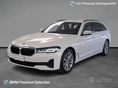 Usata BMW 520 Shadowline 190 CV (139 kW) 2020 Bianco Station wagon