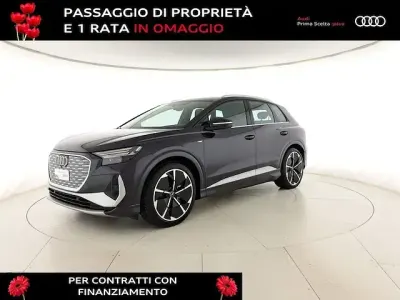 Usata Audi Q4 e-tron S-Line 150 kW (204 CV) 2023 Viola aurora metallizzato SUV