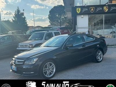 Usata Mercedes C250 Avantgarde 204 CV (150 kW) 2015 Nero Coupé