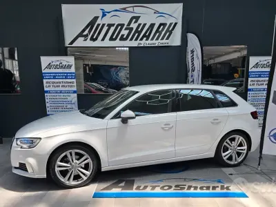 Usata Audi A3 Sport 150 CV (110 kW) 2019 Bianco Berlina